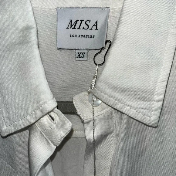 NWT MISA Los Angeles Matias Embroidered Shirtdress Size XS - Picture 3 of 11
